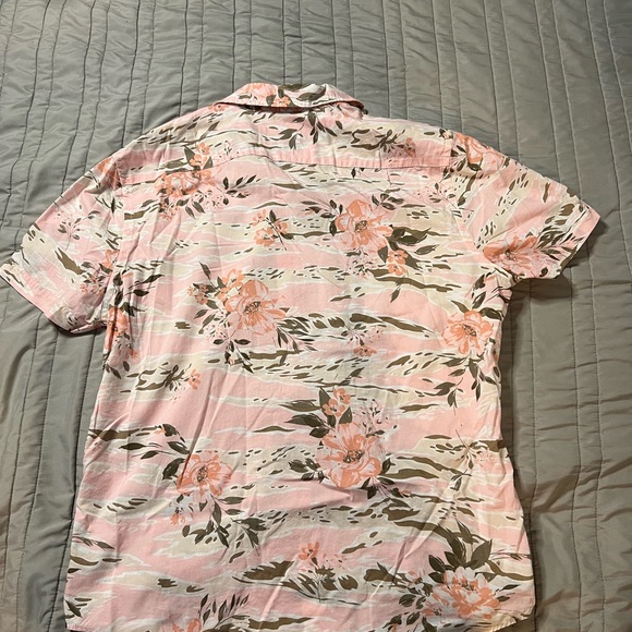 Pink Flowered Button down - Picture 3 of 3